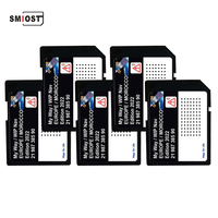 SMIOST WIP GPS voiture logiciels Navigation CID carte de voiture carte SD mémorial pour Citroen Europe 16GB Myway 207 Expert
