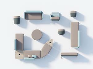 تصميم عصري بألوان موراندي ممتازة وصديقة للبيق ومقعدين قابلة للتحويل للمكتب وغرفة المعيشة والفندق والمدرسة - Product Image 5