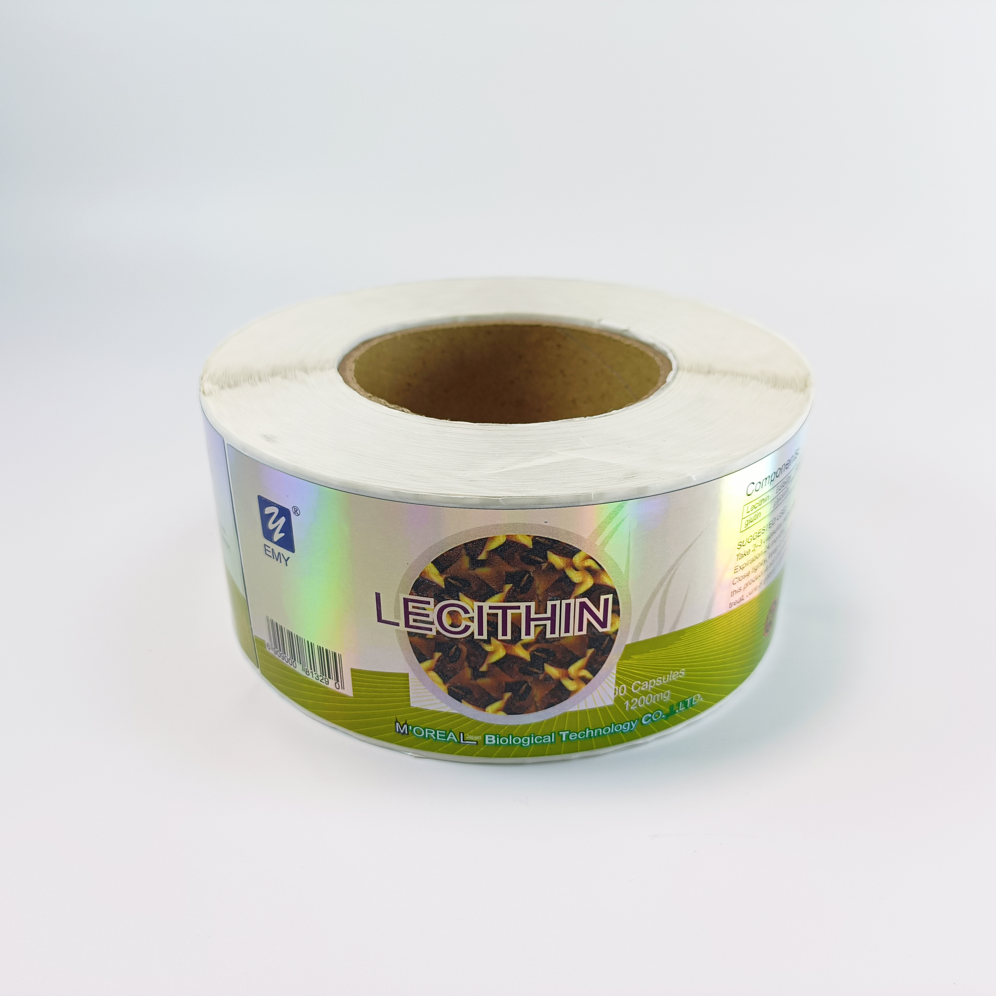 Custom Print Clear Waterproof healthcare supplement Label Logo Stickers for Packaging Bottle Jar Label