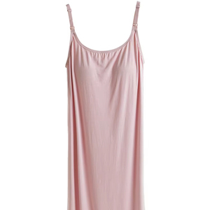 <strong>Maternity</strong> Loose-fitting Nursing Halter <strong>Dress</strong> with Built-in Bra Pads <strong>for</strong> Pregnant Women During Pregnancy Period. Sleep <strong>Dress</strong> - Product Image 1