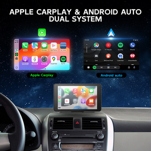 7 inch Carplay màn hình Android Auto GPS Stereo MP3 TV CD máy nghe nhạc sao lưu máy ảnh USB di động Bảng điều khiển gắn GPS navigation - Product Image 2