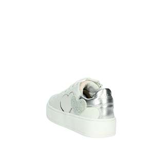 Zapatillas Balducci para Niña KIAB1101 Blancas con Adorno de Corazón, Zapatos de Lona Modernos - Product Image 2