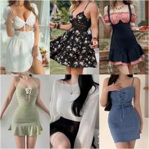 Grosir pakaian campuran Gaun Atasan Wanita kaus toko murah promosi baru - Product Image 4