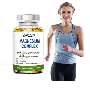 Suplemento dietético de alta potencia de soporte inmunológico Cápsula de gel blando complejo de magnesio - Product Image 1