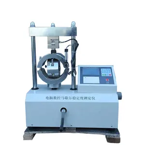 Automatic asphalt Marshall stability testing machine for determining the Marshall stability, bending, and splitting of mixtures