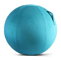 Ballon de yoga et chaise d'équilibre en mousse à mémoire de forme de haute qualité, avec housse en tissu, pour entraînement et position assise, 65 cm, en forme de U, vente en gros sur mesure