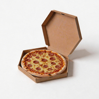 Boîtes à pizza personnalisées avec logo imprimé en feuille d'or, boîte d'expédition en carton blanc, finition mate, emballage cadeau