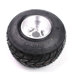 Jante de roue arrière de karting de 5 pouces 11x6.00-5 pour karting, course sportive, buggy de golf, drift trike, jante de roue de 5 pouces avec pneu - Product Image 3