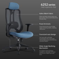 Chaise de bureau ergonomique, fabricant de chaise de bureau certifiée EN1335, mobilier de bureau Aoda