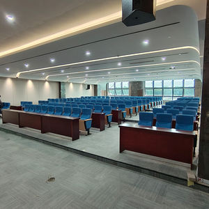 Vergaderzaal Armleuningen Opvouwbare Stoelen Stof Bioscoop Stoelen School Collegezalen Auditorium Stoelen Kerkstoelen - Product Image 2