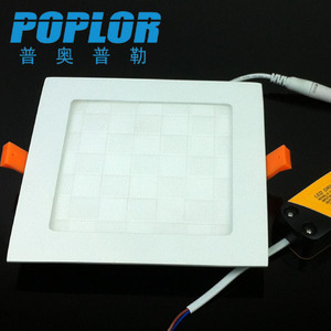 Poplor Led <b>Panel</b> <b>Light</b> 12W Square Aluminum Body Modern Design Easy Installation - Product Image 3