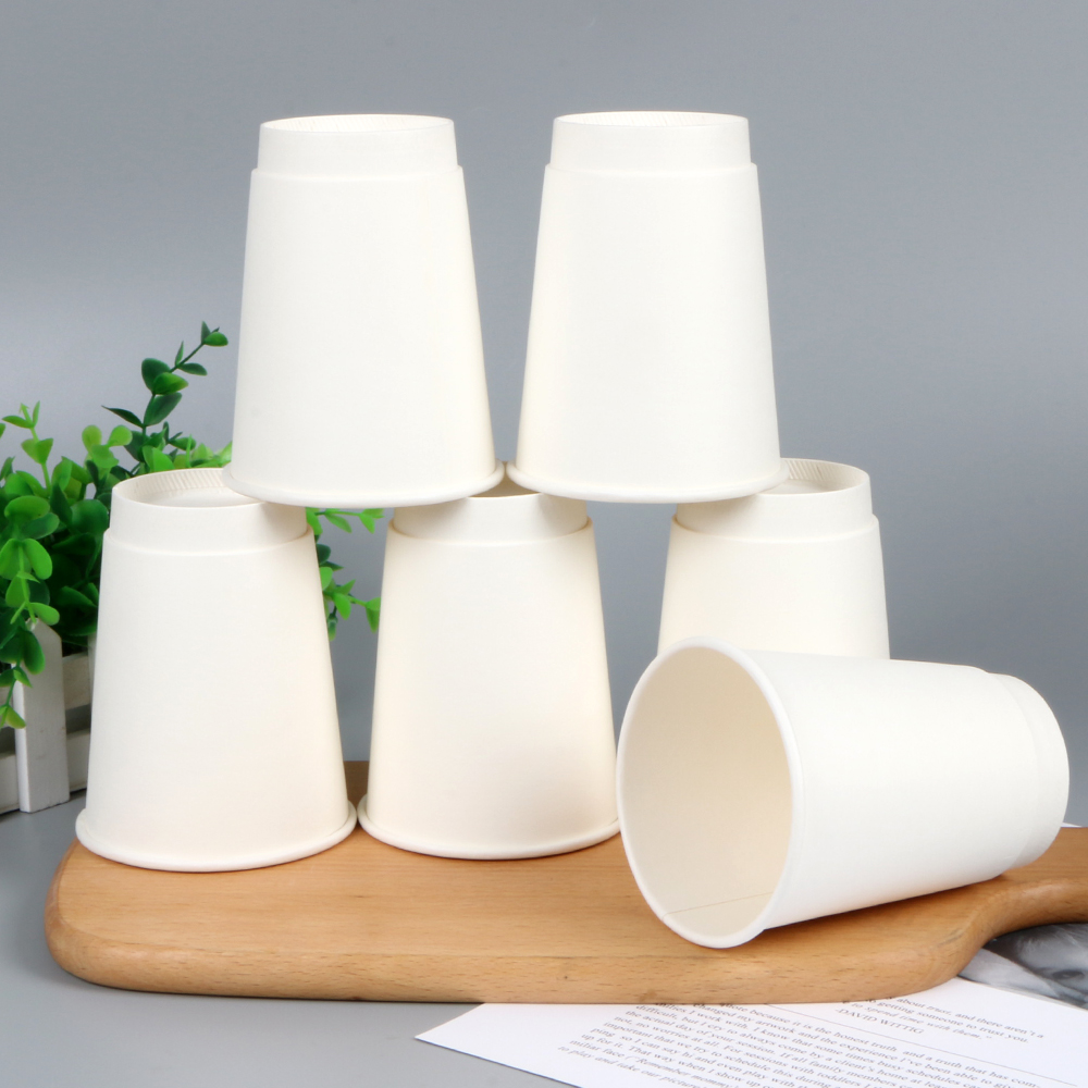 Printing Wholesale Heat Proof White Paper Party Cup Double Wall Paper Cup For Coffee Tea