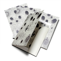 Porte-cartes de visite et dossier de présentation en papier gaufré, résistant aux rayures, taille personnalisable