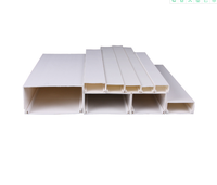 Goulotte de protection de câbles en PVC ignifuge pour organisation murale des fils