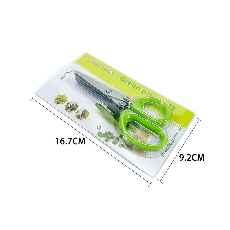 vert (petite cisaille à cinq couches en carton)