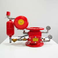 Fabricant professionnel de système d'alarme d'incendie à soupape humide certifié CE/NFPA pour bâtiments commerciaux, débit de 3000 LPM