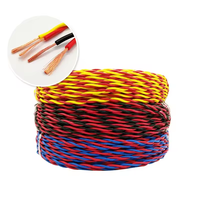 Industrielles Feuerwehr-Spezialkabel Signalkabel Twisted-Pair-Zweifarbig 2,5mm² RVS Flammhemmendes Stromkabel