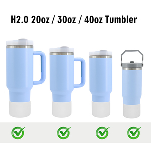 Protège-bottes en silicone antidérapant, sans BPA, compatible lave-vaisselle, pour gobelet de 30 oz et 40 oz - Product Image 2