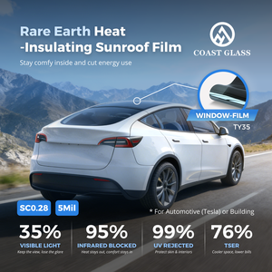 Film décoratif réutilisable pour fenêtre, auto-adhésif, statique, pour voiture, bâtiment, isolation solaire aux extraits <span class=keywords><strong>de</strong></span> terres rares - Product Image 4