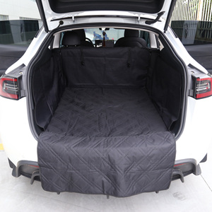 Modèle Y <span class=keywords><strong>coffre</strong></span> arrière tapis pour animaux de compagnie pour Tesla modèle Y <span class=keywords><strong>chien</strong></span> <span class=keywords><strong>housse</strong></span> de siège tissu Oxford coussin étanche lit intérieur protecteur accessoires - Product Image 3