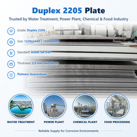 Plaque en duplex 1.4462 EN 10028-7 de 8 mm à 30 mm pour la construction navale et les cloisons de navires-citernes chimiques