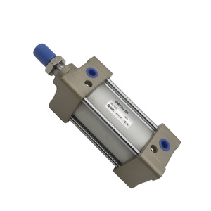 Cilindro de varilla de tracción SMC MBF40-100, actuador neumático para automatización industrial - Product Image 3