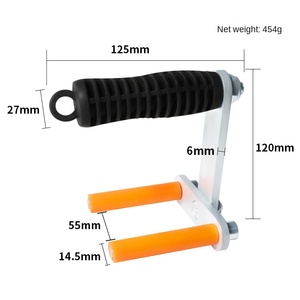 Dr. Giant <span class=keywords><strong>Pince</strong></span> en forme de U en acier de qualité industrielle <span class=keywords><strong>pour</strong></span> le levage à la main Grande dalle de roche Marbre Pierre Porte Fenêtre Verre Transport - Product Image 4