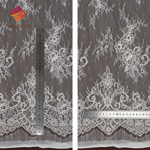 Prix d'usine Tissu en dentelle Chantilly française <span class=keywords><strong>de</strong></span> 150 cm <span class=keywords><strong>de</strong></span> large, dentelle florale brodée en nylon à cordon pour robe <span class=keywords><strong>de</strong></span> mariée <span class=keywords><strong>et</strong></span> <span class=keywords><strong>de</strong></span> soirée - Product Image 5