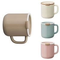 Tasse à latte 430ml Tasse en émail vintage