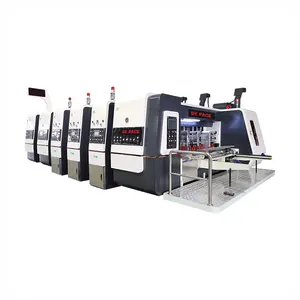 Automatic Vacuum Transfer Flexo Printing Machine Line Corrugated Cardboard