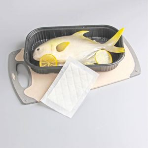 170x110m Customized Food Grade Eco-Friendly PE+SAP+non-woven Moisture Absorbing Pads 65ml/pcs Absorbency for Fish <b>Meat</b> Packing - Product Image 2