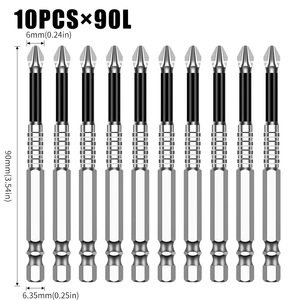 Công nghiệp chống trượt tuốc nơ vít bit S2 hợp kim lớp 5A độ cứng cho tua vít điện - Product Image 2