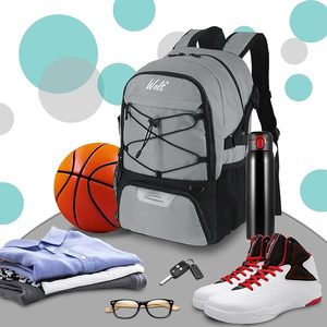 Échantillon gratuit Grand sac de sport pour le basketball avec porte-ballon séparé et compartiment à chaussures pour le football, le volley-ball et la natation - Product Image 3