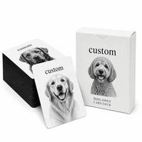 Cartes à Jouer Personnalisées pour l'Anniversaire d'Adoption d'un Chien avec Livret Souvenir A5 en Option