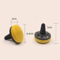 Désodorisant de voiture en gros, clip magnétique pour grille d'aération, tampon aromatique en peau de mouton, huile essentielle, parfum longue durée, écologique, sans BPA