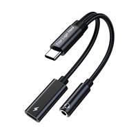2 in 1 Typ C bis 3,5mm Buchse AUX USB C Kabel Kopfhörer Adapter 3.5 Buchse Audio kabel für iPhone Ipad Pro Samsung Xiaomi PD 60w