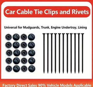100pcs gói Nylon phổ Cable Tie khóa của đa năng nhựa quan hệ cáp công cụ cho xe sửa chữa hàng ngày - Product Image 2