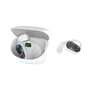 TWS Không Dây Ows90 ows 90 Xương Dẫn Tinh Thể Trong Suốt Trường Hợp Trong Trên Tai Móc Clip Thể Thao Tai Nghe Tai Nghe Earbuds TWS - Product Image 5
