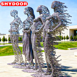 Sculpture personnalisée en acier inoxydable en forme <span class=keywords><strong>de</strong></span> spirale <span class=keywords><strong>de</strong></span> <span class=keywords><strong>vigne</strong></span>, statue métallique moderne abstraite <span class=keywords><strong>de</strong></span> grande taille pour l'extérieur, art <span class=keywords><strong>de</strong></span> jardin et <span class=keywords><strong>de</strong></span> pelouse - Product Image 6