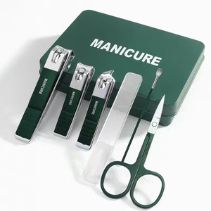 Manicure Set Stainless Steel <b>Nail</b> Clippers Scissors File Portable Home Use <b>Kit</b> - Product Image 1