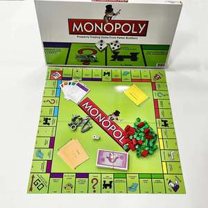 ที่กำหนดเอง Monopoli คณะกรรมการเกมผลิตโทเค็นพลาสติกขนาดเล็กและบ้านขายส่ง - Product Image 5