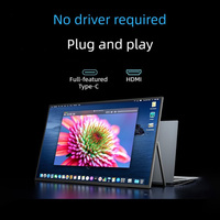 Moniteur portable 21,5 pouces 1080P, écran LCD IPS, 100 Hz, 270 cd/m², support intégré