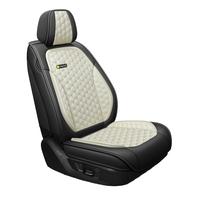 Housses de siège de voiture universelles en cuir de luxe, respirantes et antidérapantes, 5 pièces, toutes saisons, 5% VLT, ensemble complet, vente en gros 2026