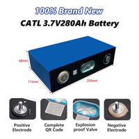 Cellule de batterie Li-ion prismatique NMC CATL 3,7 V 280 Ah pour ESS, bus électrique, stockage solaire, 6000 cycles, haute densité énergétique