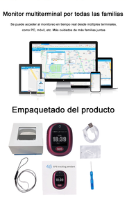 Botón de pánico SOS para <span class=keywords><strong>personas</strong></span> <span class=keywords><strong>mayores</strong></span> con gps móviles 4G con aplicación gratuita de seguimiento de llamadas bidireccionales - Product Image 6