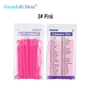 Ligatures orthodontiques Greatlife Dent, attaches dentaires, élastiques en caoutchouc pour appareils dentaires, matériel dentaire - Product Image 2