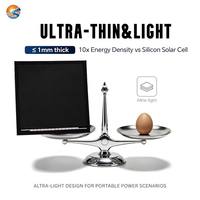 Chargeur solaire portable 3W 6W 9W 12W, panneau solaire flexible à 18% de conversion, cellule PV ultra-fine et pliable pour téléphone, batterie externe, camping, randonnée, sac à dos