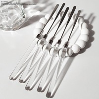 Bâtonnet mélangeur professionnel portable en acier inoxydable pour le nail art, idéal pour les fondations japonaises, les huiles et les colles à ongles