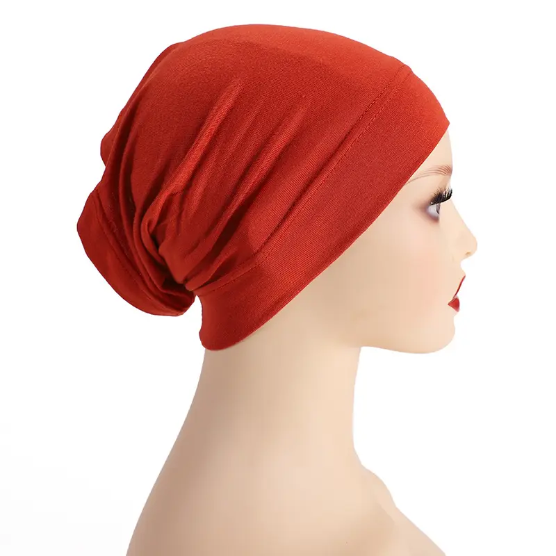 Southeast Asia hot selling muslim women hijab bottom wear head wraps high quality cotton tube headband scarf