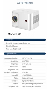 Factory Direct LED 720P LCD Projector with Android OS <strong>Portable</strong> Design Durable Performance Clear <strong>Projections</strong> 1-Year Warranty - Product Image 6